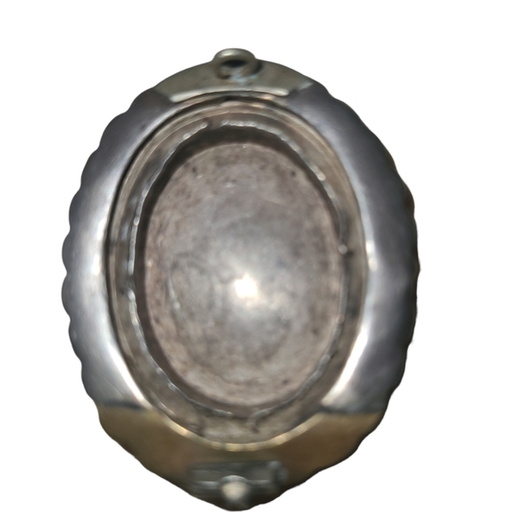 Oval Silver Vintage Brooch - Picture 3 of 3